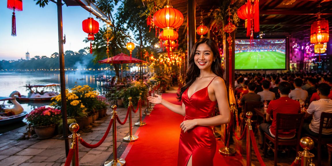 Chợ đêm Đà Lạt rực rỡ ánh đèn – nơi nhiều người dùng b80 theo dõi thể thao và đặt cược qua điện thoại