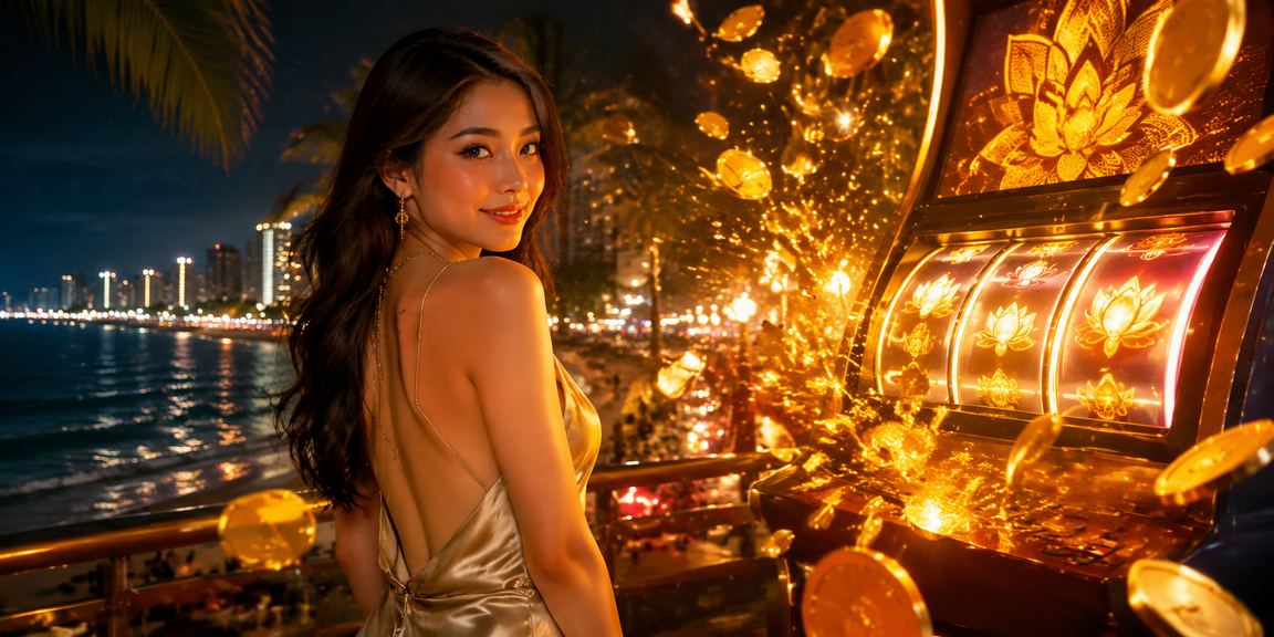 Không khí chợ đêm Nha Trang sôi động nơi người dùng trải nghiệm slot game trực tuyến